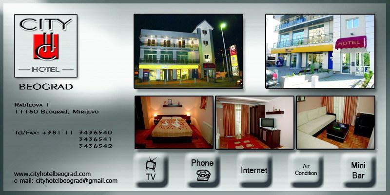 City Hotel Belgrad Exterior foto